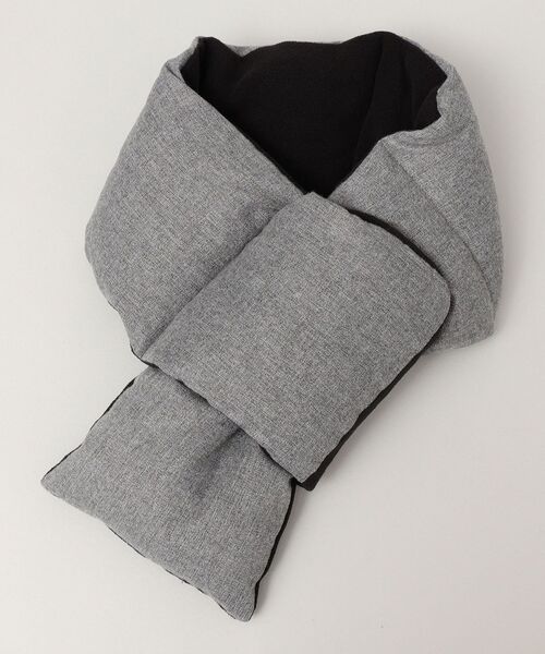 TAION（タイオン）の「SHIPS: LIMONTA EAST ダウン マフラー（マフラー・メンズ・チャコールグレー/ネイビー/グレー/ブルー・ONE SIZE）」の10枚目の写真