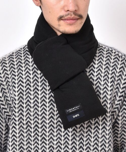 TAION（タイオン）の「SHIPS: LIMONTA EAST ダウン マフラー（マフラー・メンズ・チャコールグレー/ネイビー/グレー/ブルー・ONE SIZE）」の19枚目の写真