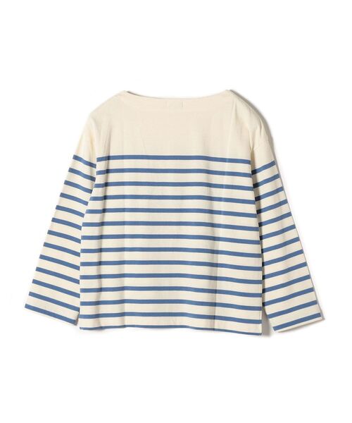 SHIPS(シップス)の「バスクボーダープルオーバー◆(Tシャツ/カットソー・レディース・ブラック/オリーブ/ピンク/ブルー・ONE SIZE)」の6枚目の写真