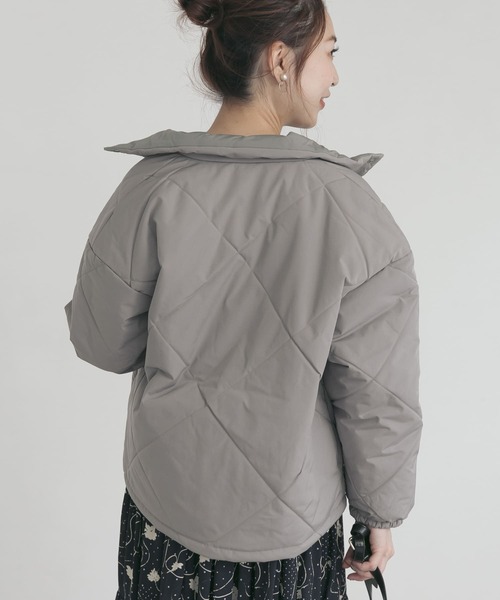 URBAN RESEARCH ROSSO（アーバンリサーチロッソ）の「『別注』CHEVRE×ROSSO　DUTCH PUFFY JACKET（ダウンジャケット/コート・レディース・グレー系その他/ブラウン/アイボリー・-）」の8枚目の写真