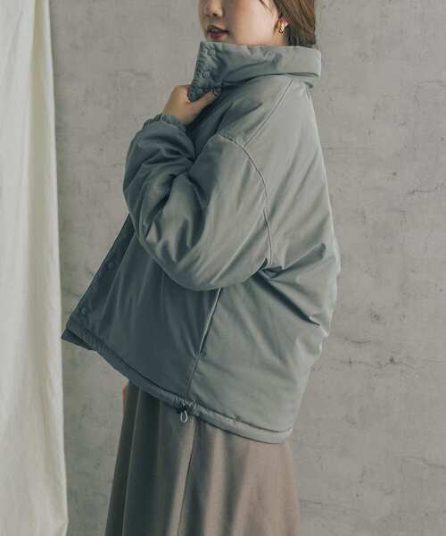 URBAN RESEARCH ROSSO（アーバンリサーチロッソ）の「『別注』CHEVRE×ROSSO　DUTCH PUFFY JACKET（ダウンジャケット/コート・レディース・グレー系その他/ブラウン/アイボリー・-）」の21枚目の写真