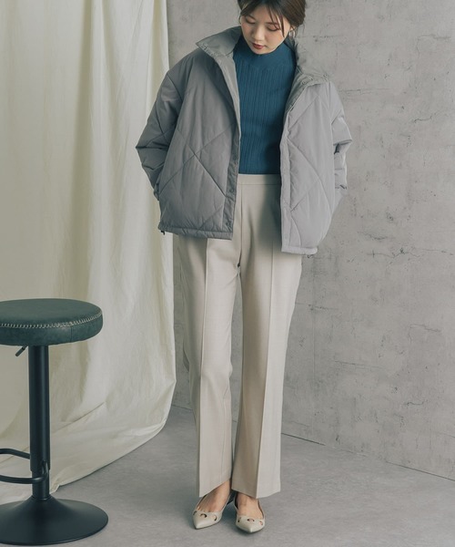 URBAN RESEARCH ROSSO（アーバンリサーチロッソ）の「『別注』CHEVRE×ROSSO　DUTCH PUFFY JACKET（ダウンジャケット/コート・レディース・グレー系その他/ブラウン/アイボリー・-）」の22枚目の写真