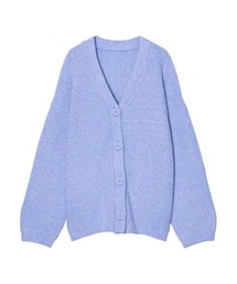 Re:EDIT | [神山まりあさん着用]ビッグシルエットリサイクルMIXニットカラーカーディガン(カーディガン/ボレロ)