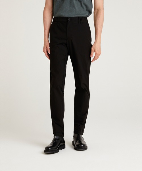 V12 スリムフィットパンツ ブラック/ホワイト V12 ホワイト スリムフィットパンツ