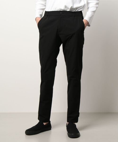 V12 スリムフィットパンツ ブラック/ホワイト V12 ホワイト スリムフィットパンツ