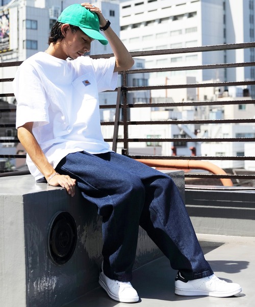 ８(eight)（エイト）の「デニム＆カツラギバルーンパンツ（デニムパンツ・メンズ・オフホワイト/ブルー/ブラック/ネイビー/ブラウン/カーキ/キナリ・SMALL/MEDIUM/X-LARGE/LARGE）」の11枚目の写真