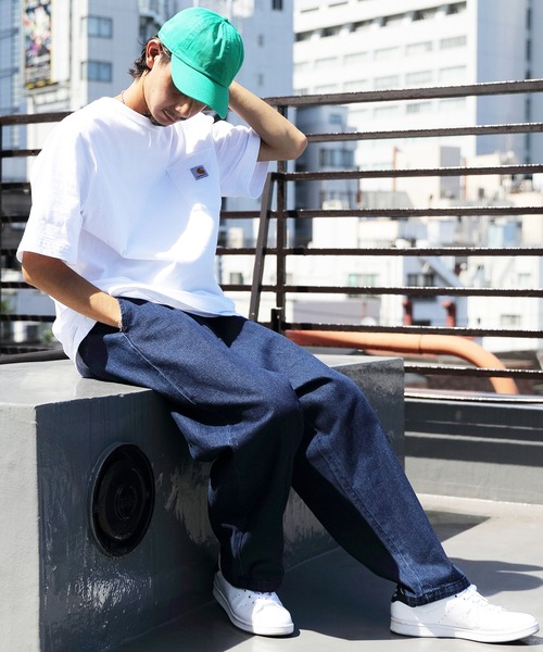 ８(eight)（エイト）の「デニム＆カツラギバルーンパンツ（デニムパンツ・メンズ・オフホワイト/ブルー/ブラック/ネイビー/ブラウン/カーキ/キナリ・SMALL/MEDIUM/X-LARGE/LARGE）」の14枚目の写真