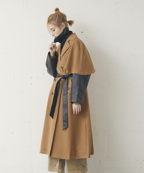 kivi(キヴィ)の「バリアスケープトレンチコート(トレンチコート・レディース・ベージュ/グリーン・FREE)」の22枚目の写真