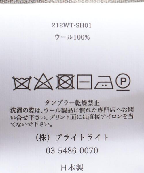 WRYHT（ライト）の「＜WRYHT＞ハンドペイントモチーフ シャツ Ψ
