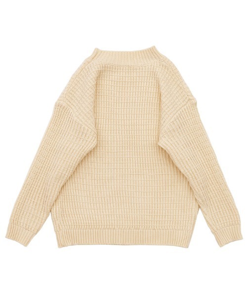 select MOCA（セレクトモカ）の「2021 AW クルーネックボーダー編みニット（ニット/セーター・レディース・ホワイト/ピンク/ブルー・FREE）」の9枚目の写真