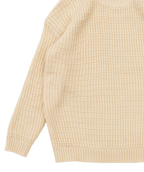 select MOCA（セレクトモカ）の「2021 AW クルーネックボーダー編みニット（ニット/セーター・レディース・ホワイト/ピンク/ブルー・FREE）」の11枚目の写真