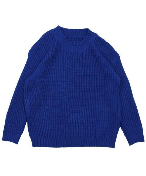 select MOCA（セレクトモカ）の「2021 AW クルーネックボーダー編みニット（ニット/セーター・レディース・ホワイト/ピンク/ブルー・FREE）」の7枚目の写真