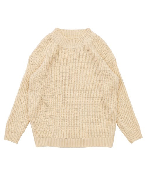 select MOCA（セレクトモカ）の「2021 AW クルーネックボーダー編みニット（ニット/セーター・レディース・ホワイト/ピンク/ブルー・FREE）」の8枚目の写真