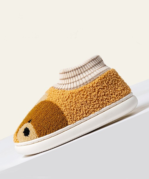 aimoha(アイモハ)の「【aimoha-KIDS-】【定番】激かわいいクマ模様ボアルームシューズ(ルームシューズ/スリッパ・キッズ・イエロー/ピンク/ブラウン/オレンジ・16/14/18/22/20/21)」の22枚目の写真