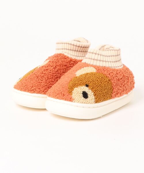 aimoha(アイモハ)の「【aimoha-KIDS-】【定番】激かわいいクマ模様ボアルームシューズ(ルームシューズ/スリッパ・キッズ・イエロー/ピンク/ブラウン/オレンジ・16/14/18/22/20/21)」の21枚目の写真