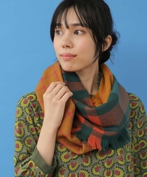 Jocomomola | マルチカラーチェックスヌード(ネックウォーマー/スヌード)