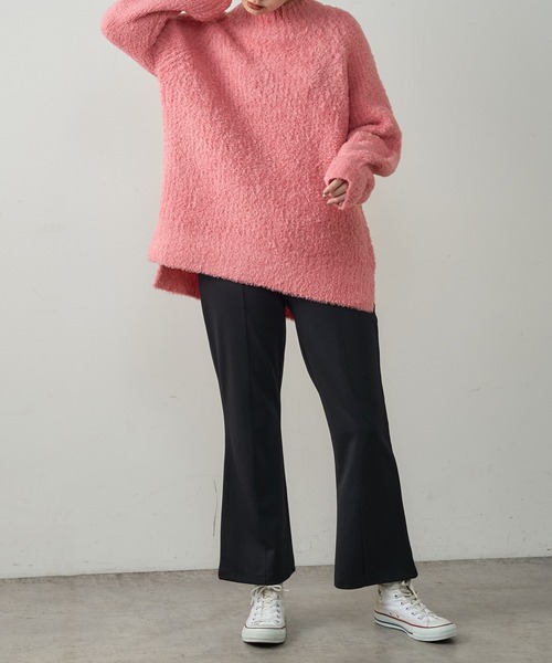 natural couture（ナチュラルクチュール）の「ふわもこブークレニット（ニット/セーター・レディース・ミント/ピンク/グレー/オフホワイト・FREE）」の16枚目の写真