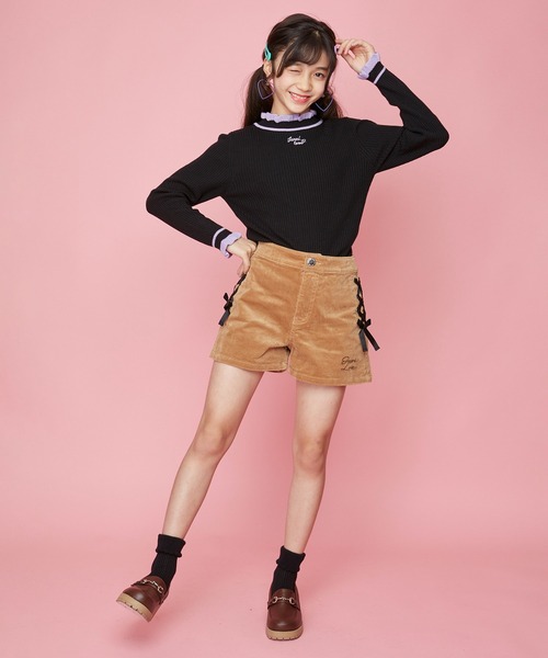 JENNI love（ジェニィラブ）の「ウォッシャブルネックフリルニット（ニット/セーター・キッズ・ピンク/グレー/ブラック・130cm/140cm/150cm/160cm）」の12枚目の写真