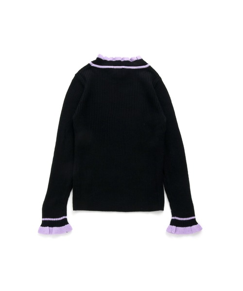 JENNI love（ジェニィラブ）の「ウォッシャブルネックフリルニット（ニット/セーター・キッズ・ピンク/グレー/ブラック・130cm/140cm/150cm/160cm）」の18枚目の写真