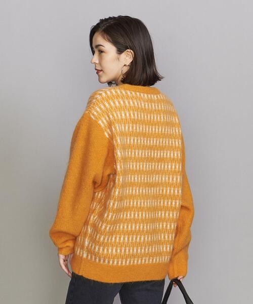 SUPP. no one else （サップノーワンエルス）の「＜SUPP.NO ONE ELSE＞モヘヤミックスニット プルオーバー◆（ニット/セーター・レディース・イエロー・FREE）」の13枚目の写真