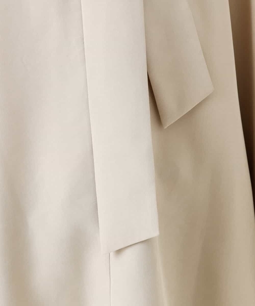 MK MICHEL KLEIN（エムケーミッシェルクラン）の「【洗える】パウダリーシフォン ボウタイブラウス（シャツ/ブラウス・レディース・ホワイト/ライトブルー/ベージュ・38）」の13枚目の写真