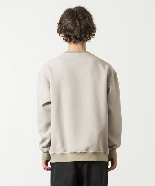 SLICK（スリック）の「ツムギートダブルクロスプルオーバー（Tシャツ/カットソー・メンズ・チャコールグレー/ブラック/グレイッシュベージュ・1/2/3）」の15枚目の写真