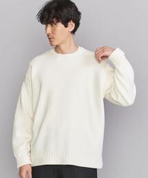 BEAUTY&YOUTH UNITED ARROWS | BY バルキー コットン ガンジーニット(ニット/セーター)