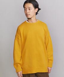 BEAUTY&YOUTH UNITED ARROWS | BY バルキー コットン ガンジーニット(ニット/セーター)