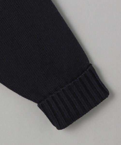 BEAUTY&YOUTH UNITED ARROWS（ビューティーアンドユースユナイテッドアローズ）の「BY バルキー コットン ガンジーニット（ニット/セーター・メンズ・ホワイト/ネイビー/イエロー・S/M/L/XL）」の15枚目の写真