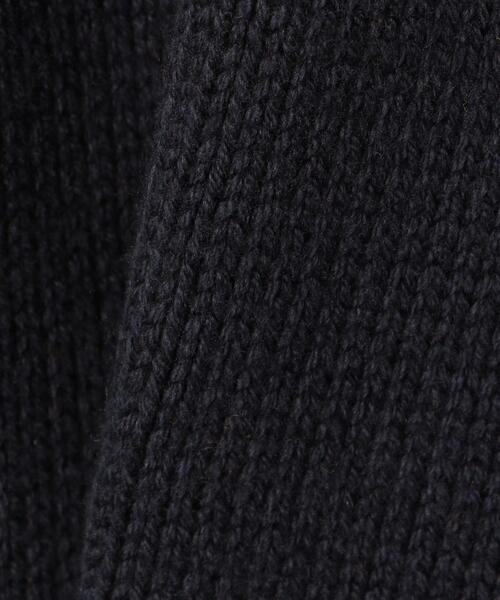 BEAUTY&YOUTH UNITED ARROWS（ビューティーアンドユースユナイテッドアローズ）の「BY バルキー コットン ガンジーニット（ニット/セーター・メンズ・ホワイト/ネイビー/イエロー・S/M/L/XL）」の13枚目の写真