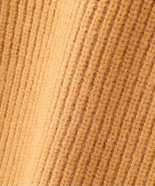 NATURAL BEAUTY BASIC(ナチュラルビューティーベーシック)の「ハーフジップアップニット(ニット/セーター・レディース・オレンジ/ネイビー/オフホワイト・MEDIUM)」の7枚目の写真