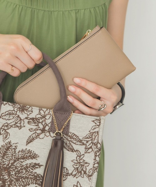 RODE SKO（ロデスコ）の「L字ファスナー長財布（財布・レディース・ミント/モカ/イエロー/グレー・ONE）」の3枚目の写真