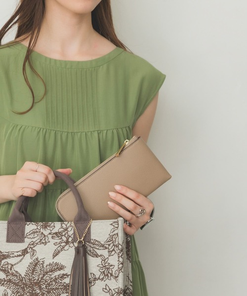 RODE SKO（ロデスコ）の「L字ファスナー長財布（財布・レディース・ミント/モカ/イエロー/グレー・ONE）」の6枚目の写真