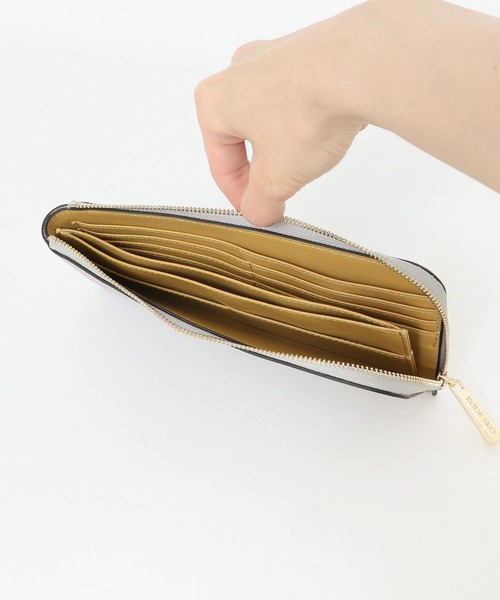 RODE SKO（ロデスコ）の「L字ファスナー長財布（財布・レディース・ミント/モカ/イエロー/グレー・ONE）」の18枚目の写真