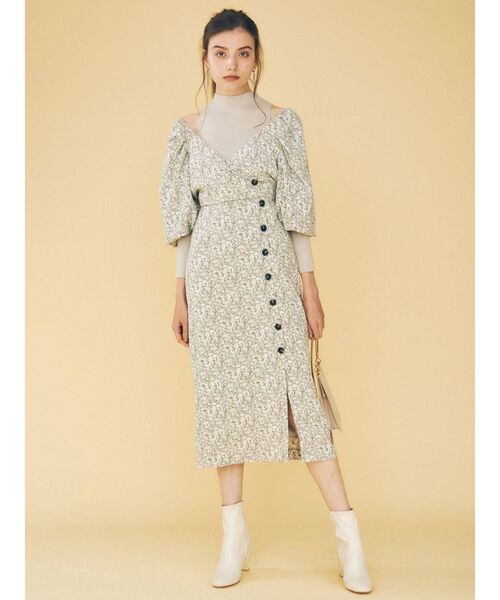 MERCURYDUO(マーキュリーデュオ)の「クリアヒールストレッチショートブーツ(その他シューズ・レディース・ブラック/アイボリー/ベージュ・38/36)」の8枚目の写真