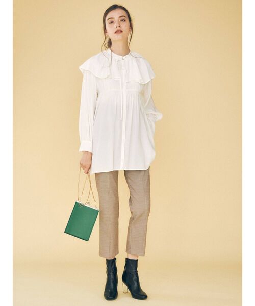 MERCURYDUO(マーキュリーデュオ)の「クリアヒールストレッチショートブーツ(その他シューズ・レディース・ブラック/アイボリー/ベージュ・38/36)」の15枚目の写真