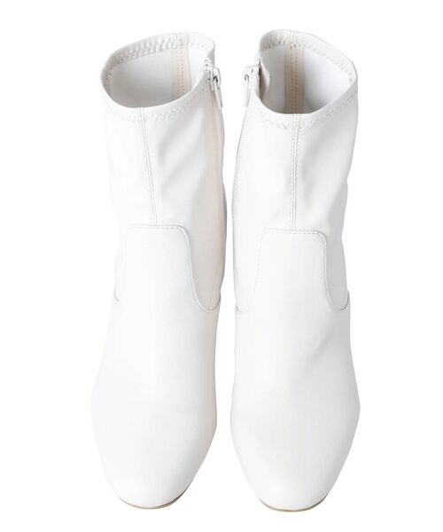 MERCURYDUO(マーキュリーデュオ)の「クリアヒールストレッチショートブーツ(その他シューズ・レディース・ブラック/アイボリー/ベージュ・38/36)」の10枚目の写真