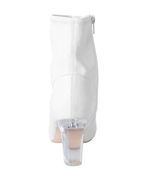 MERCURYDUO(マーキュリーデュオ)の「クリアヒールストレッチショートブーツ(その他シューズ・レディース・ブラック/アイボリー/ベージュ・38/36)」の7枚目の写真