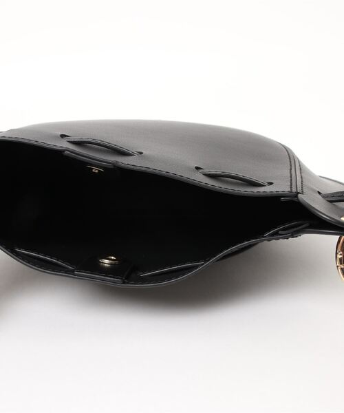 Folli Follie（フォリフォリ）の「EMMA ラウンドレザーショルダーバッグ（ショルダーバッグ・レディース・ブラック/ベージュ/ピンク・フリー）」の10枚目の写真