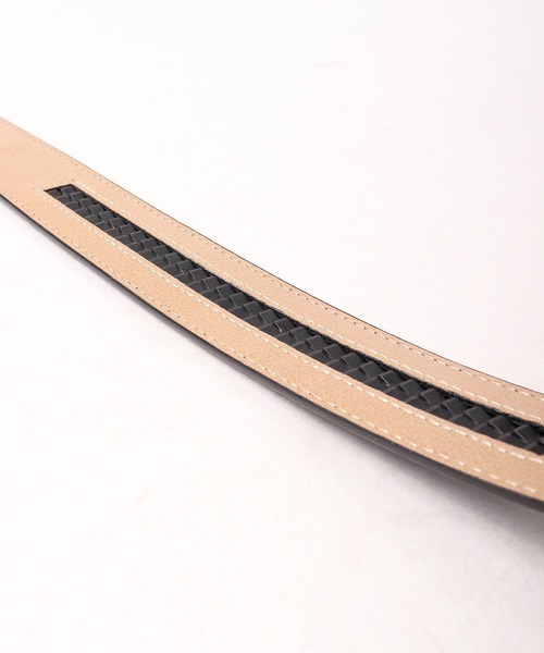 FUNALIVE（ファンアライブ）の「イタリアンレザーホールレスベルト（ベルト・メンズ・ブラック/ブラウン/ダークブラウン・FREE）」の5枚目の写真