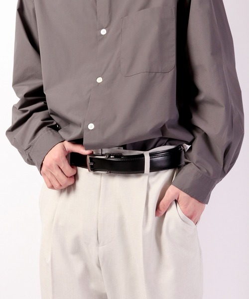 FUNALIVE（ファンアライブ）の「イタリアンレザーホールレスベルト（ベルト・メンズ・ブラック/ブラウン/ダークブラウン・FREE）」の4枚目の写真