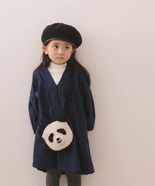 URBAN RESEARCH DOORS（アーバンリサーチドアーズ）の「スキッパーワイドワンピース(KIDS)（ワンピース・キッズ・チャコールグレー/ブルー・120/105/135）」の9枚目の写真