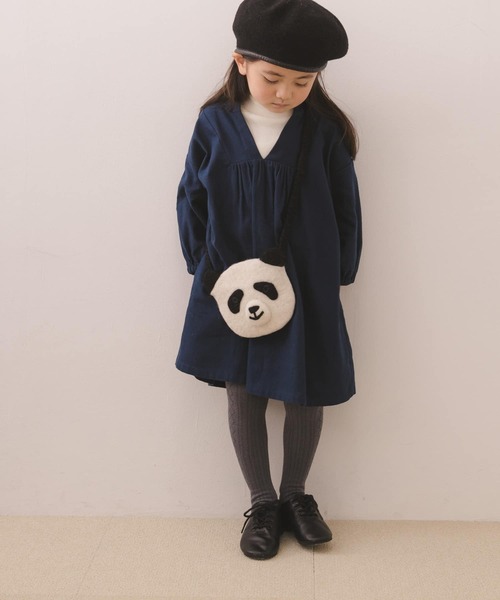 URBAN RESEARCH DOORS（アーバンリサーチドアーズ）の「スキッパーワイドワンピース(KIDS)（ワンピース・キッズ・チャコールグレー/ブルー・120/105/135）」の14枚目の写真