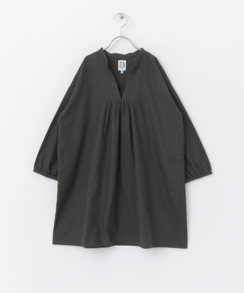 URBAN RESEARCH DOORS（アーバンリサーチドアーズ）の「スキッパーワイドワンピース(KIDS)（ワンピース・キッズ・チャコールグレー/ブルー・120/105/135）」の15枚目の写真