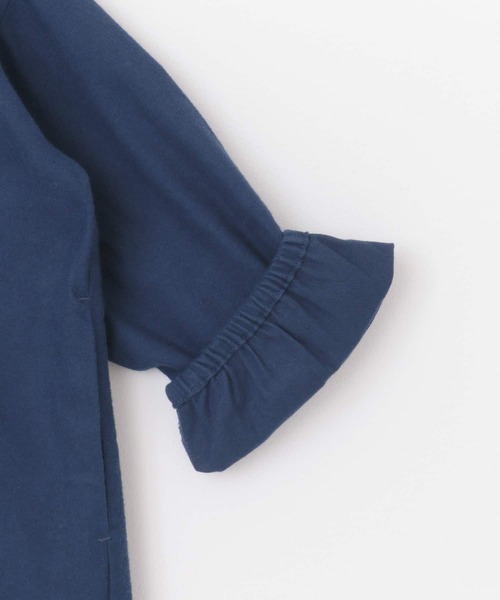 URBAN RESEARCH DOORS（アーバンリサーチドアーズ）の「スキッパーワイドワンピース(KIDS)（ワンピース・キッズ・チャコールグレー/ブルー・120/105/135）」の8枚目の写真