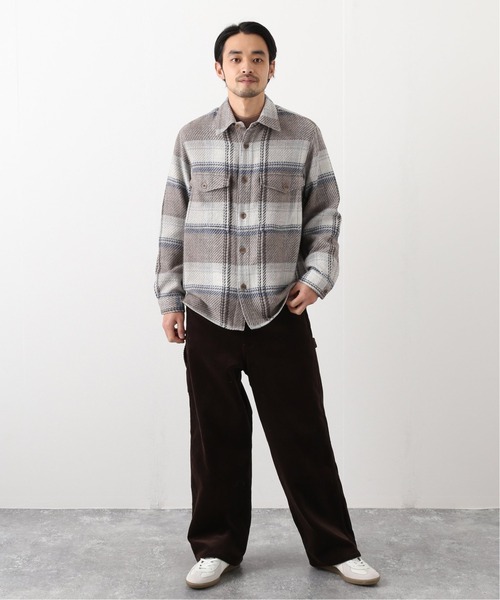 EDIFICE（エディフィス）の「フェザーライト チェック CPO ブルゾン（ブルゾン・メンズ・グレー・SMALL/MEDIUM/LARGE）」の2枚目の写真