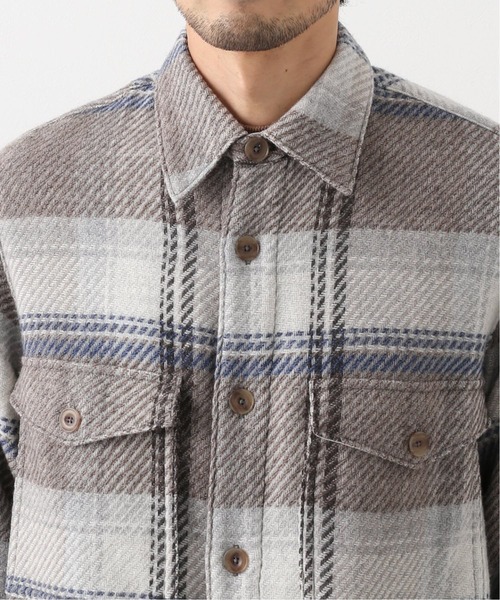 EDIFICE（エディフィス）の「フェザーライト チェック CPO ブルゾン（ブルゾン・メンズ・グレー・SMALL/MEDIUM/LARGE）」の6枚目の写真