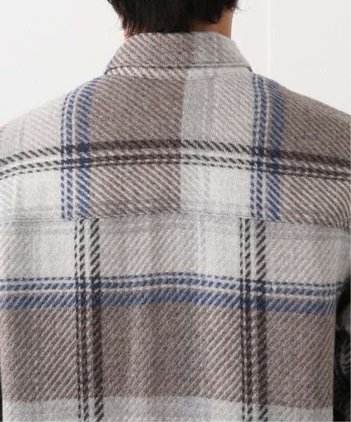 EDIFICE（エディフィス）の「フェザーライト チェック CPO ブルゾン（ブルゾン・メンズ・グレー・SMALL/MEDIUM/LARGE）」の7枚目の写真