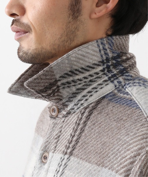 EDIFICE（エディフィス）の「フェザーライト チェック CPO ブルゾン（ブルゾン・メンズ・グレー・SMALL/MEDIUM/LARGE）」の13枚目の写真