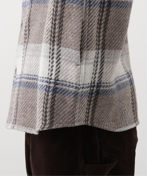 EDIFICE（エディフィス）の「フェザーライト チェック CPO ブルゾン（ブルゾン・メンズ・グレー・SMALL/MEDIUM/LARGE）」の14枚目の写真